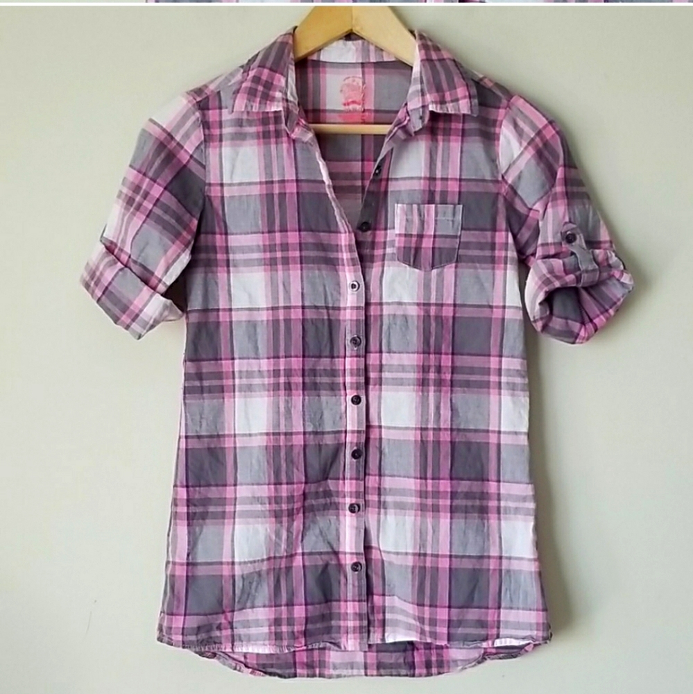 Faded Glory Pink Plaid